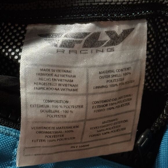 Fly Racing F-16 Blue Blk Hi-Vis waistline 26” & 24”MX Motocross Offroad - Picture 10 of 11